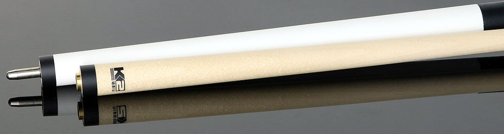 K2 KL107 Matte White Pool Cue with 12.50mm K2 LD Shaft