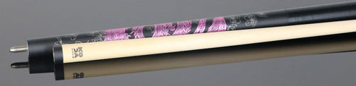 KODA KDV15PK No Wrap Pool Cue - Pink Dragon Graphic 5
