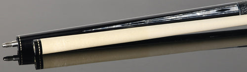 J Pechauer JP22T JP T Series Pool Cue Ebony-Stained Maple with Sim. Ebony and Pearl Framed Points with Linen Wrap 4
