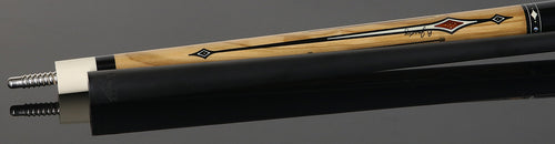 Jacoby Heritage Collection Olivewood with Cocobolo Inlays and Ebonized Maple No Wrap Pool Cue 4
