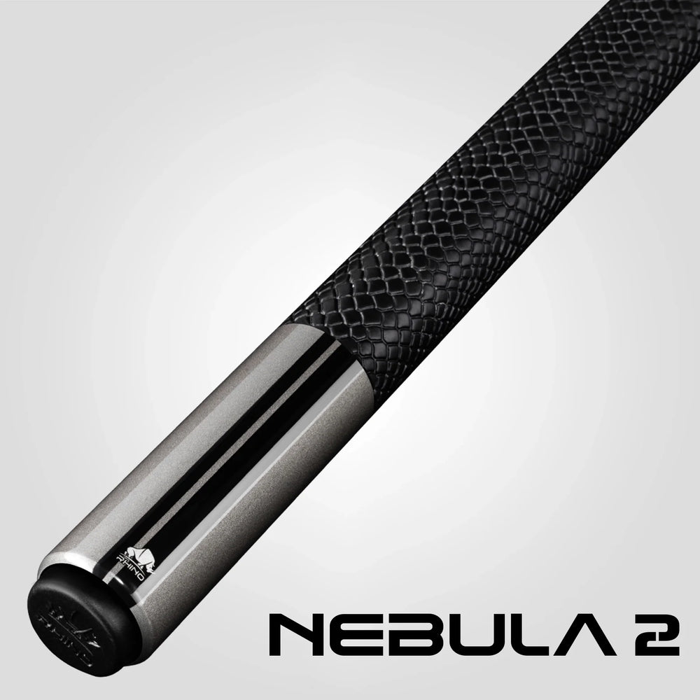 Rhino RCNEB2SWGY Nebula 2 Pool Cue with Sport Wrap - Charcoal Gray