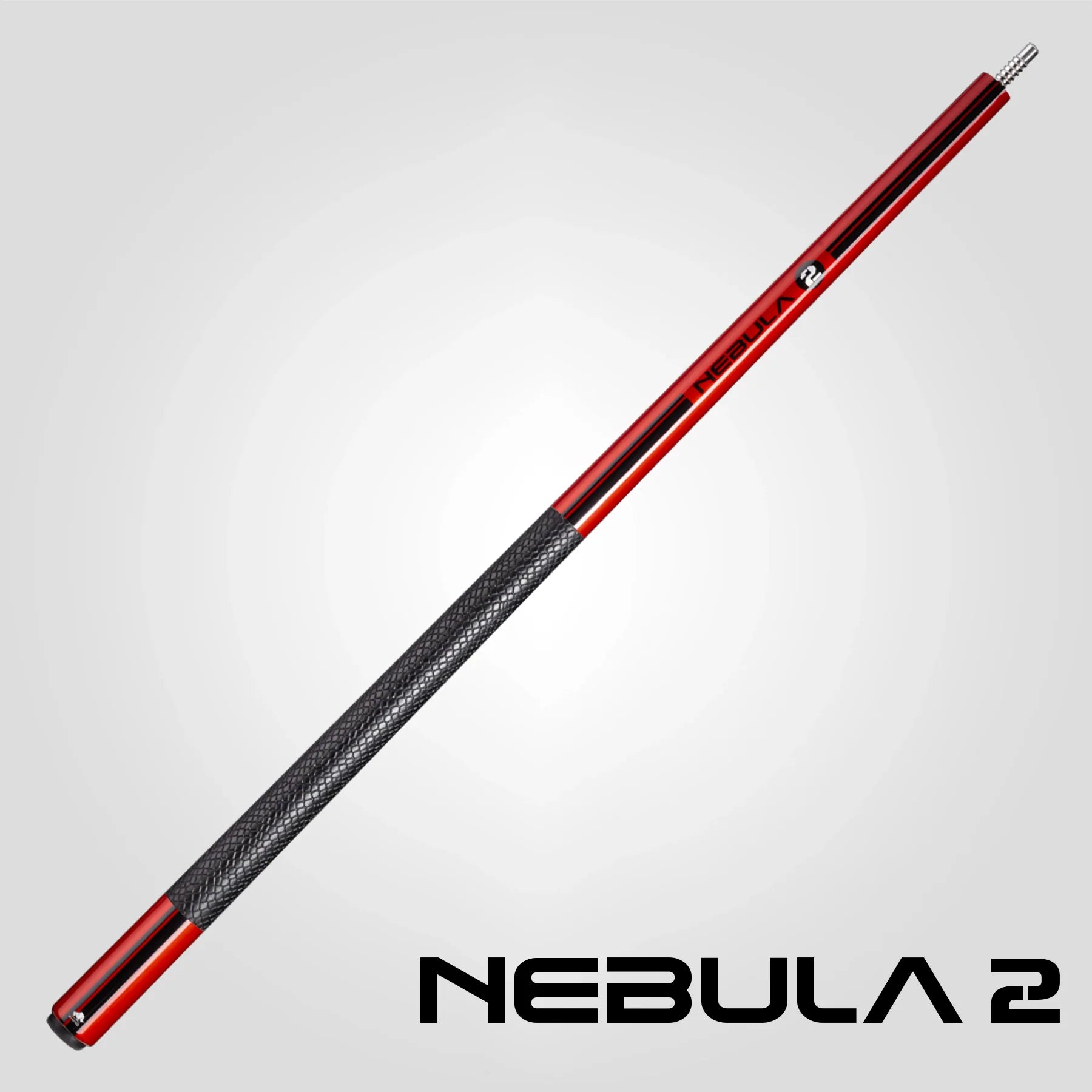Rhino RCNEB2SWRD Nebula 2 Pool Cue with Sport Wrap - Crimson Red