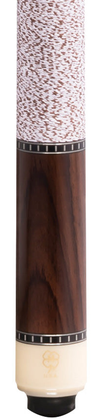 McDermott G329 G Series Pool Cue - Rosewood with Bone Urethane Points and Irish Linen Wrap