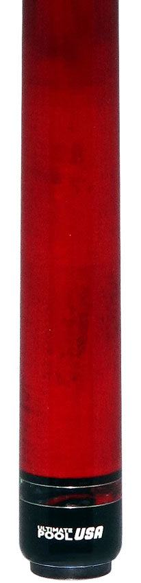 Viking UPUSA003 Ultimate Pool USA Range Series No Wrap Pool Cue- Crimson and Smoke Faded Stain