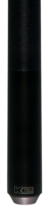 K2 KL106 Matte Black Pool Cue with 12.50mm K2 LD Shaft 2