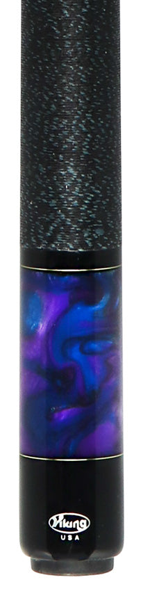 Viking BE0107 Bedlam Series Cue - Blue Stain and Pearl 2