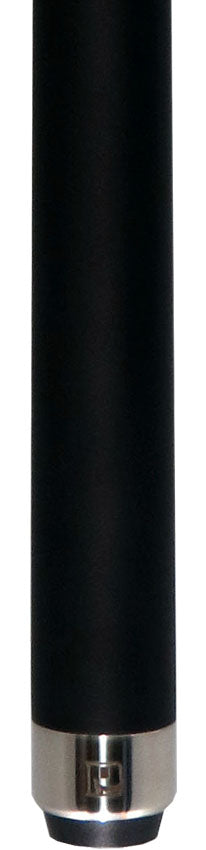 Little Monster LMPQ2SW No Wrap Play Cue with Carbon Fiber Shaft - Matte Black with 2 White Points Graphics 2