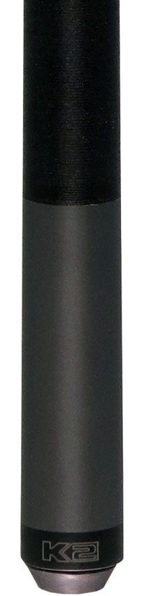 K2 KL108 Matte Smoke Gray Pool Cue with 12.50mm K2 LD Shaft