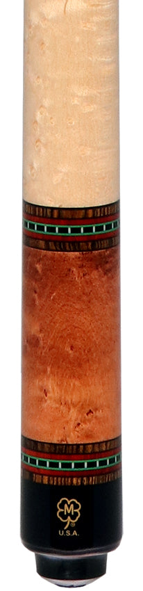 McDermott G229 G Series No Wrap Pool Cue - Light American Cherry Stain with Maple Wrap Handle