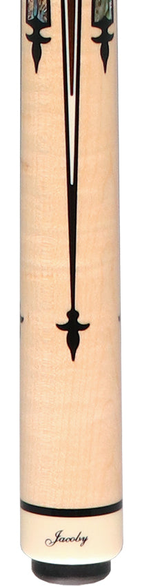 Jacoby Heritage Collection Maple with Ziricote Points and Abalone Inlays Pool Cue 2