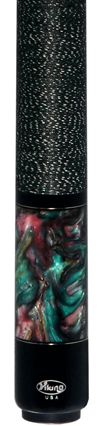 Viking Bedlam Series Smoke-Stained Maple with Galaxy Shimmer Pearl Play Cue with 12.5mm Siege Carbon Fiber Shaft 2