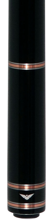 Cueroc CR-N01G Galaxy 1 No Wrap Pool Cue - Dymond Ebony Wood with Carbon Fiber Shaft