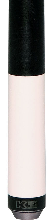 K2 KL107 Matte White Pool Cue with 12.50mm K2 LD Shaft 2