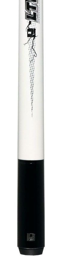 Little Monster LMJC3PWH 3 Piece Jump Cue with Carbon Fiber Shaft - Electro-Optic White