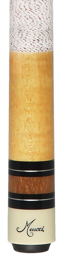Meucci ECHO-1 Pool Cue - Curly Maple with Tulipwood Points and "The Pro" Shaft