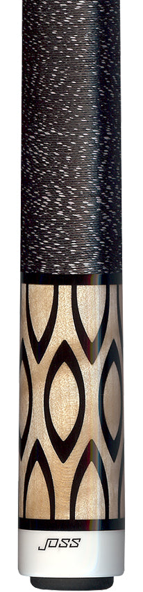 Joss Curly Maple with Black Points and Inlays Pool Cue - JC20-62