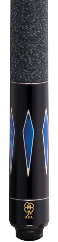 McDermott G324 G Series Pool Cue - Birdseye Maple with Blue Pearl Points and Irish Linen Wrap 2