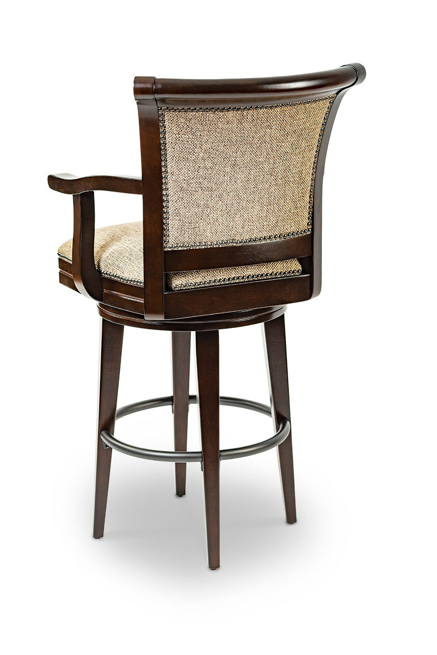 Presidential Billiards Deluxe Backed Bar Stool