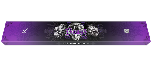 EVO Beast Amethyst Lion Leather Wrap Pool Cue Maxbing Edition 2