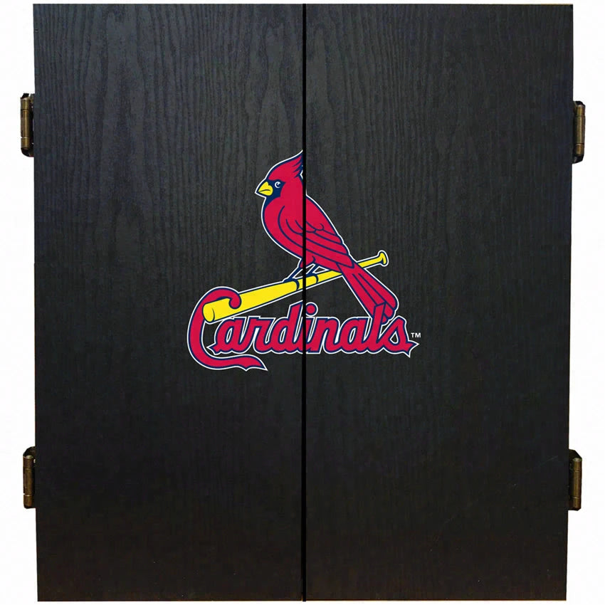 St. Louis Cardinals Dartboard Cabinet Set Fan's Choice
