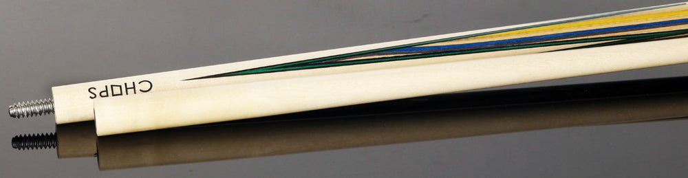 McDermott Chops Sneaky Pete Skateboard Pool Cue - Vertical Design