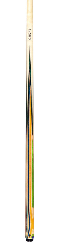 McDermott Chops Sneaky Pete Skateboard Pool Cue - Vertical Design 6