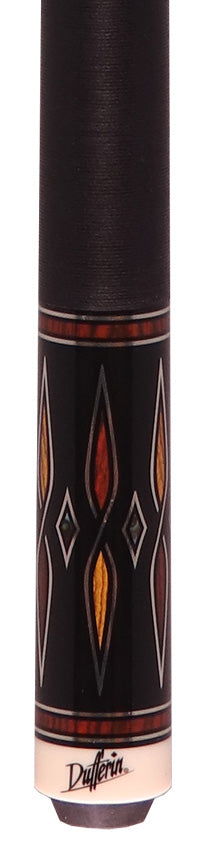 Dufferin DOE106 Pool Cue - Exotic Obsidian with Linen Wrap 2