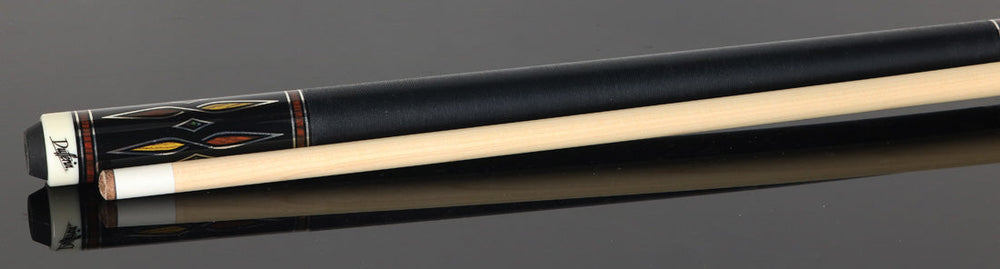 Dufferin DOE106 Pool Cue - Exotic Obsidian with Linen Wrap