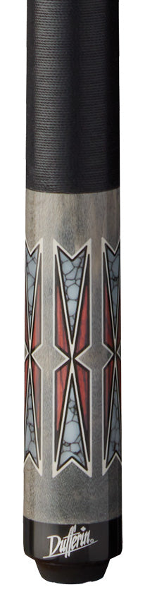Dufferin D401 Pool Cue with Linen Wrap - Silverstone