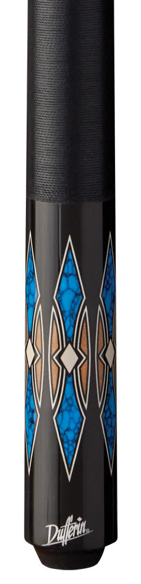 Dufferin D404 Pool Cue with Linen Wrap - Midnight Horizon