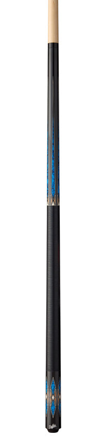 Dufferin D404 Pool Cue with Linen Wrap - Midnight Horizon