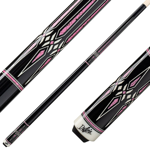 Dufferin D491 Classic Cue - Pink Granite with Linen Wrap 1