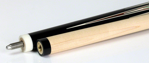 Dufferin D544 Pool Cue - 10 Point Black / Cocobolo Graphic 4