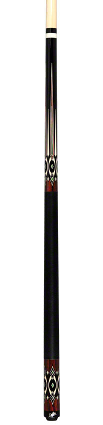 Dufferin D544 Pool Cue - 10 Point Black / Cocobolo Graphic 6