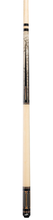 Dufferin D-545 Pool Cue - Grey Birdseye & Bocote Overlay