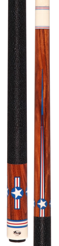 Viking Defender Series Rosewood with Roundel Emblem Inlays Pool Cue - DF1500 5