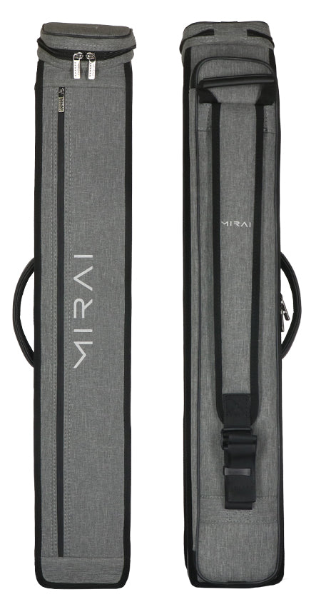 Mirai MRIS35GY 3x5 Gray Hybrid Soft Pool Cue Case 2