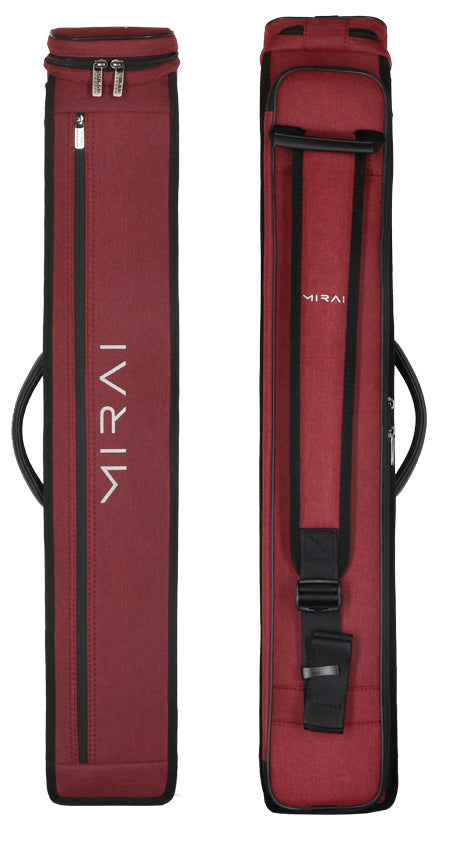 Mirai MRIS35BG 3x5 Burgundy Hybrid Soft Pool Cue Case