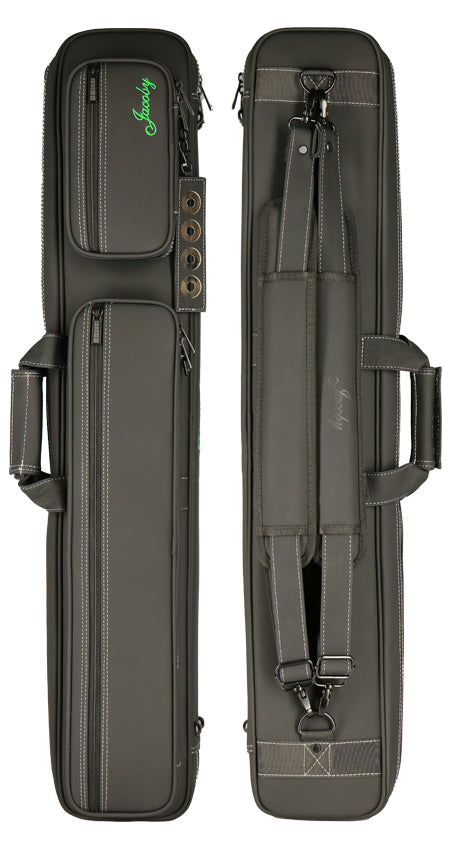 Jacoby JCSFB4X8GRNV1 Silver Fox Butterfly 4x8 Soft Pool Cue Case - Green