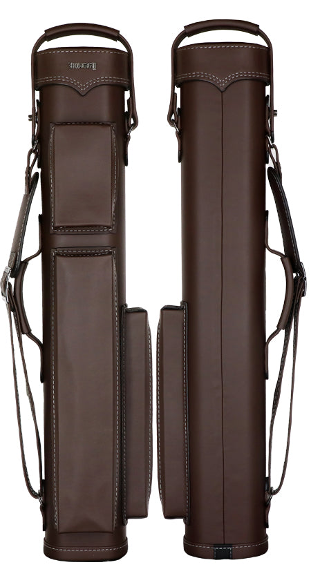 Holly Reborn HR35BR 3x5 Hard Pool Cue Case - Brown 2