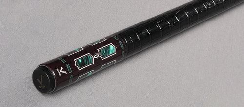 EVO Luna Malachite Eclipse Leather Wrap Pool Cue Maxbing Edition 4