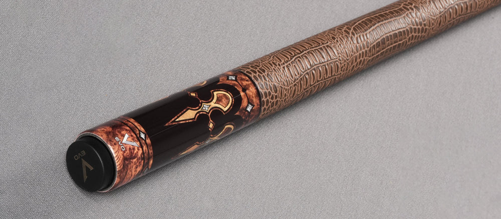 EVO Crown Monarch Blade Leather Wrap Pool Cue Maxbing Edition