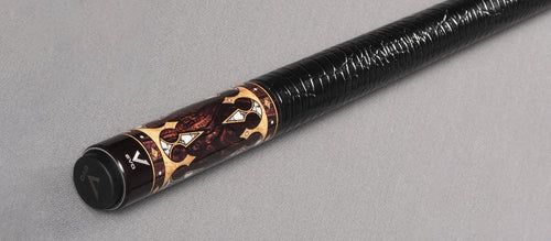 EVO Crown Series Ancient Oak Leather Wrap Pool Cue Maxbing Edition 4