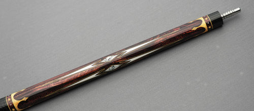 EVO Crown Series Ancient Oak Leather Wrap Pool Cue Maxbing Edition 5