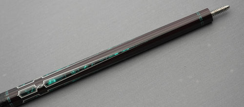 EVO Luna Malachite Eclipse Leather Wrap Pool Cue Maxbing Edition 5
