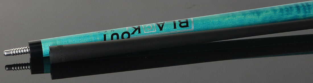 Jacoby BlaCkOut JACBKOUTTQ No Wrap Break/Jump Cue - Turquoise