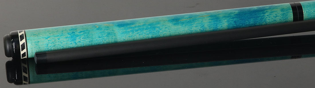 Jacoby BlaCkOut JACBKOUTTQ No Wrap Break/Jump Cue - Turquoise