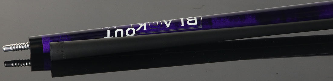 Jacoby BlaCkOut JACBKOUTPUR No Wrap Break/Jump Cue - Purple
