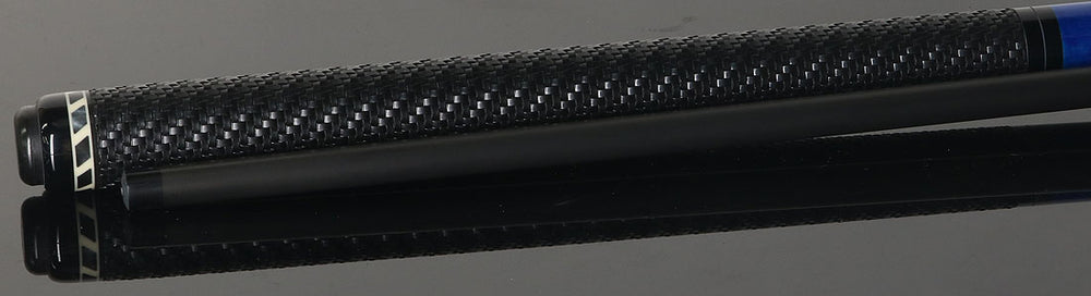 Jacoby BlaCkOut JACBKOUTSGBLSport Wrap Carbon Fiber Break/Jump Cue - Blue