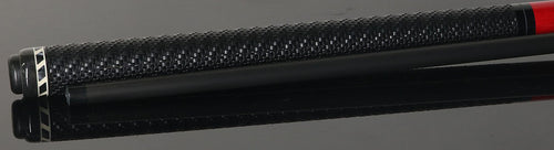 Jacoby BlaCkOut JACBKOUTSGRD Sport Wrap Carbon Fiber Break/Jump Cue - Red 3